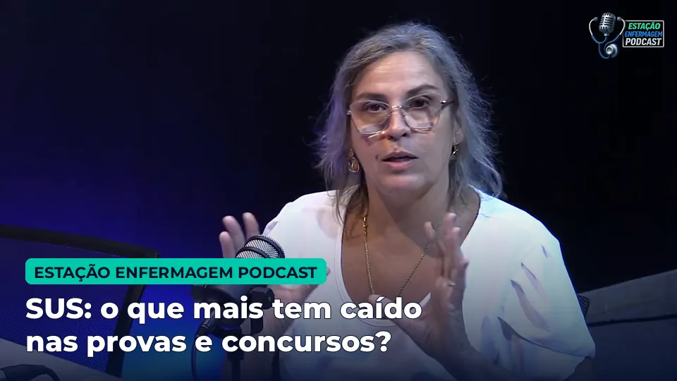 Cena do episódio do Estação Enfermagem Podcast
